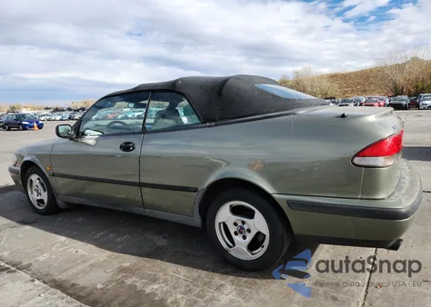 1999 Saab 9-3 S from USA, damaged, VIN YS3DD78N5X7022018